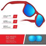 Retro Rewind Polarized Sunglasses for Men and Women - UV Protection Classic Mens Womens Sun Glasses - Cool Vintage 80s Shades