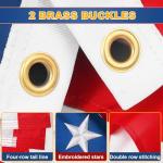 5x8 American Flag Outdoor Heavy Duty,5by 8 American Flag,US Flag,5' x 8' America Flag,America Flags For Outside 5x8,Embroidered USA Flags 5x 8,Long Lasting 5 by 8 Best High Wind all Weather US Flags