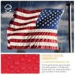 5x8 American Flag Outdoor Heavy Duty,5by 8 American Flag,US Flag,5' x 8' America Flag,America Flags For Outside 5x8,Embroidered USA Flags 5x 8,Long Lasting 5 by 8 Best High Wind all Weather US Flags