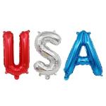 GDLCETK Party in The USA 4th of July Balloons Red White Blue Decorations with American Flag USA Patriotic Balloons for Fourth of July Party Decorations