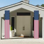 OHOME Veterans Day Decorations - American Flag Porch Banner for 4th of July Decorations - Patriotic Decorations for Home Outdoor Outside | Fourth of July Accessories Party Favors Yard Signs Decor