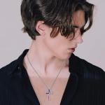 Patriotic Cross Pendant Necklace, Red White Blue Stars and Stripes, American Flag