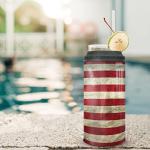 winorax American Flag Tumbler 4-in-1 Design 12oz Stainless Steel Insulated Tumblers 4th Of July Cups With Lids Coffee Travel Mug Cup For Men Boys Dad Grandpa Fathers Day