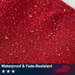 American Flag 3x5 FT for Outside - TearProof & Fade-Resistant USA Flag, Embroidered Stars, Sewn Stripes, Brass Grommets, UV & Weather-Resistant Spun Polyester, Perfect for High Winds & 4th of July