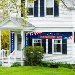 3 Pcs Veterans Day Decorations, Thank You Veterans Banner Veteran's Day Porch Banner Happy Veterans Day Yard Sign Veterans Thank You Flag Memorial Day Patriotic Decorations for Outdoor Garden