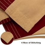 Flagolden Cotton Vintage 1776 American Flag 3x5 Feet, Heavy Duty Embroidered Tea Stained American USA 1776 Flags with 2 Brass Grommets, Vivid Color Antiqued 76 Founding Fathers Revolution Flag