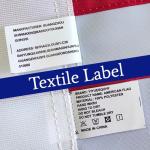 American Flags for Outside 3 x 5 FT, 100% Polyester Heavy Duty US Flag for High Wind Outdoor, Fade Resistant & Waterproof USA Flag with Embroidered Stars, Sewn Stripes, Brass Grommets