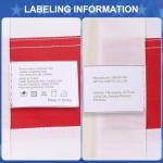 Nylon Canvas American Flag 3x5 FT for Outside Luxury TearProof Series, Premium USA Flag 3x5 FT 600D Longest Lasting, Sturdy High Wind Heavy Duty US Flag 600D with Embroidered Stars, Brass Grommets, Sewn Stripes