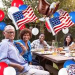 Eagles Balloons And American Flag Balloon, 4th Of July Balloons For 4th Of July Decorations, Patriotic Decorations, Eagles Decoration