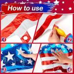 Eagles Balloons And American Flag Balloon, 4th Of July Balloons For 4th Of July Decorations, Patriotic Decorations, Eagles Decoration