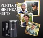 Onebttl Personalized Gifts for Men, Initial Birthday Gifts for Dad, Grandpa, Uncle, Brother, Friends, American Flag Tumbler - 20oz Insulated Stainless Steel Tumbler - J