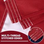 American Flag for Outside 3x5 FT, Deluxe Heavy Duty Spun Polyster, TearProof and Waterproof Super Tough Series, All Weather High Wind USA US Flag with Embroidered Stars, Sewn Stripes, Brass Grommets