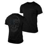Gymreapers American Reaper Moisture Wicking T-Shirts for Men - Workout Gym Shirts - Running Athletic Tees & Dry Fit Tshirt Black