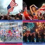 Mysense Red White and Blue Glitter Freckles Face Tattoo,4th of July Temporary Tattoos,4th of July Outfit Accessories for Women Kids,Patriotic USA Flag Star Freckle Stickers for Independence Day,6Pcs