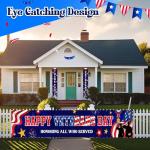 Remagr Veterans Day Decorations Thank You Veterans Day Porch Banner Hanging Banner for Outside Outdoor Yard Front Door Sign Party Decorations Supplies Home Office