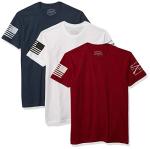 Grunt Style Patriot Pack 3-Pack Men's T-Shirts (XXX-Large)