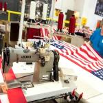 Premium 3×5 American Flag for Outside - Water Resistant Polyester Canvas, Durable Design, Embroidered Stars, Sewn Stripes, Brass Grommets, High Wind Permeability US Flag