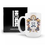 Hogg Patriotic Coffee Mug - Presidential Emblem, 15 oz Ceramic Funny Coffee Mugs for Men, Political Gag Gifts for Republicans, Conservative Dad Gifts