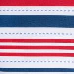 DII Patriotic Stripes Tabletop Collection, Stain Resistant & Waterproof, Table Runner, 14x72, Red, White, & Blue