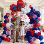 Red white and Blue Balloons,60pcs 12-Inch Navy Blue and Red and Blue Confetti Balloons Red and White Party Balloons Suitable for boys' Birthdays Graduations Independence Day and Party Decorations