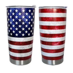 BOFILL American Flag Tumbler 20oz,4th Of July Memorial Day Veteran Day Gifts Stainless Steel Insulated Tumblers Mug