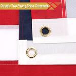 American Flag 4x6 FT, US Flag 4x6 Heavy Duty Outdoor, TearProof USA Banner with Embroidered Stars, Sewn Stripes, Brass Grommets