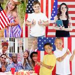 HOWAF 4th of July Fake Tattoos 96 pieces Fourth of July Tattoos Stickers Set, American Independence Day Temporary Tattoos for Kids, USA Flag Red White & Blue Tattoos for Labor Day Party Favors