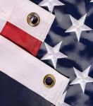 Barcetine American Flag with Pole Kit - Includes 6ft Tangle Free Metal Flag Pole,4x6 Embroidered US Flag,Mount Holder Bracket,for Outside House,Front Porch,Outdoor,Black