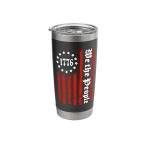 We The People American Flag 1776 Patriotic Travel Coffee Stainless Steel Insulated Tumbler
