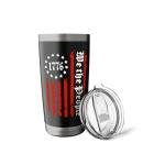 We The People American Flag 1776 Patriotic Travel Coffee Stainless Steel Insulated Tumbler