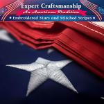 American Flag for outside 2.5x4 Ft Pole Sleeve Banner Style. Embroidered Stars, Sewn Stripes, NO Grommets, UV Protected, 210D Polyester USA US Outdoor Indoor Flags, american flags for outside. (Pole NOT Included)