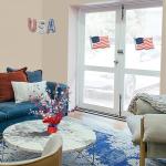 Beistle Patriotic Star Gleam ‘N Burst Centerpieces, 2-Count, Red/White/Blue Metallic Table Decor for Independence Day & American Memorial Day Parties, USA Decor, 15”