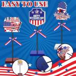 Briwooody 6 Pcs Happy Veterans Day Table Decorations Veterans Day Centerpieces for Tables Army Deployment Party Supplies Patriotic Thank You Decorations for Military Welcome Table Topper