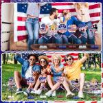 Briwooody 6 Pcs Happy Veterans Day Table Decorations Veterans Day Centerpieces for Tables Army Deployment Party Supplies Patriotic Thank You Decorations for Military Welcome Table Topper