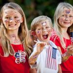 120Pcs 4th of July Tattoos - 15Sheet Fourth of July Tattoos Temporary for Kids,USA American Flag Patriotic Tattoo,Red White and Blue Independence/Memorial/Labor Day Decorations Accessories