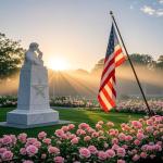 American Flag 2.5x4 FT For Outside Most Durable, Heavy Duty, Luxury Embroidered Star with Brightly Colored Brass Grommets Premium US Flag (Pole Not Included)