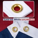 American Flag 3X5 FT TearProof Series, Heavy Duty Tough Spun Polyester USA Flags High Wind for Outside Outdoor with Durable Embroidered Stars Sewn Stripes Brass Grommets