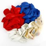 Red White and Blue Balloons, 60pcs 4th of July Patriotic Balloons, 12 Inches Red White Blue Latex Confetti Balloon for Independence Day 4th fourth of July Patriotic Memorial Birthday Party Decorations