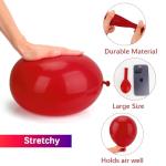 Red White and Blue Balloons, 60pcs 4th of July Patriotic Balloons, 12 Inches Red White Blue Latex Confetti Balloon for Independence Day 4th fourth of July Patriotic Memorial Birthday Party Decorations