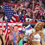 Patriotic Nipple Covers Stickers with American Flag Design - Red White Blue Face Patriotic Tattoo & Heart Pasties, Patriotic Pasties - Adhesive for BBQ, Parade, Parties - Outfit Accessories