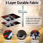 Jesus The Way Truth Life Garden Flag 12x18 Double Sided Christian American Garden Flag Jesus Yard Flags for Outside House Indoor Yard Outdoor Patriotic Sign Decor