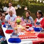 VorkiVecki Thank You Veterans Decorations - Veterans Day Honeycomb Centerpieces 9 Pcs Patriotic Ornaments Supplies Deployment Table Decor Tabletop Decorations Vintage Double Sided Honeycombs for Party Military