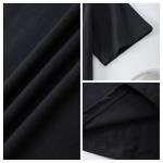 JDyymiys 4th of July Shirts Women American Flag Patriotic Shirts USA Star Stripes Graphic T Shirt Short Sleeve Summer Tees Black Large