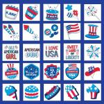 4th of July Temporary Tattoos for Kids – 50pcs Patriotic USA Tattoo Stickers for Independence Day, Pre-Cut, Hypoallergenic, Skin-Safe, Easy to Apply | Flags, Stars, Fireworks | Party Favors & Gifts