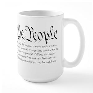 CafePress U.S. Constitution Mugs 15 oz (444 ml) Ceramic Coffee Mug