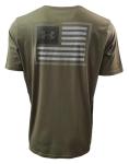 Under Armour Men's Freedom Flag Variation Short Sleeve T Shirt, (390) Marine OD Green / / Black, X-Large