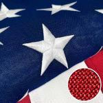 Premium American Flag 3x5 Ft TearProof Series for Outside, Heavy Duty Outdoor，Longest Lasting, Super Tough Fade Resistant Spun Polyester, High Wind US Outdoor Flags Embroidered Stars, Sewn Stripes, Brass Grommets