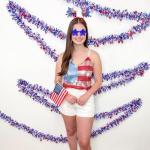 BBPOOL 8pcs 4th of July Headband Star Sunglasses Red White Blue Memorial Day Patriotic Accessories for Independence Day Party Supplies