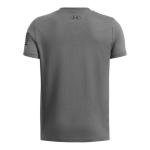 Under Armour Boys' Freedom Logo T-Shirt, (025) Castlerock / / Black, X-Small