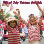 4th of July Tattoos Decorations - 177Pcs Fourth of July Tattoo Temporary for Kids, USA American Flag Patriotic Stickers, Red White and Blue Independence/Memorial/Labor Day Accessories Party Supplies